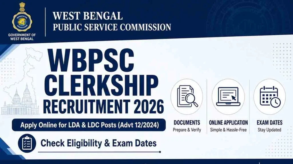 WB PSC Clerkship Apply Online 2026: Application Date Extended ...